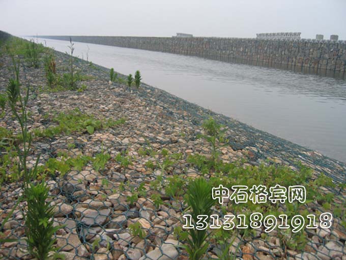 防洪固濱石籠